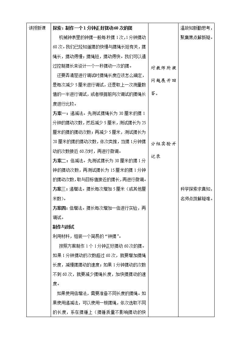 五年级上册科学资料包-3.6制作钟摆【课件+教案+试题+素材】教科版02