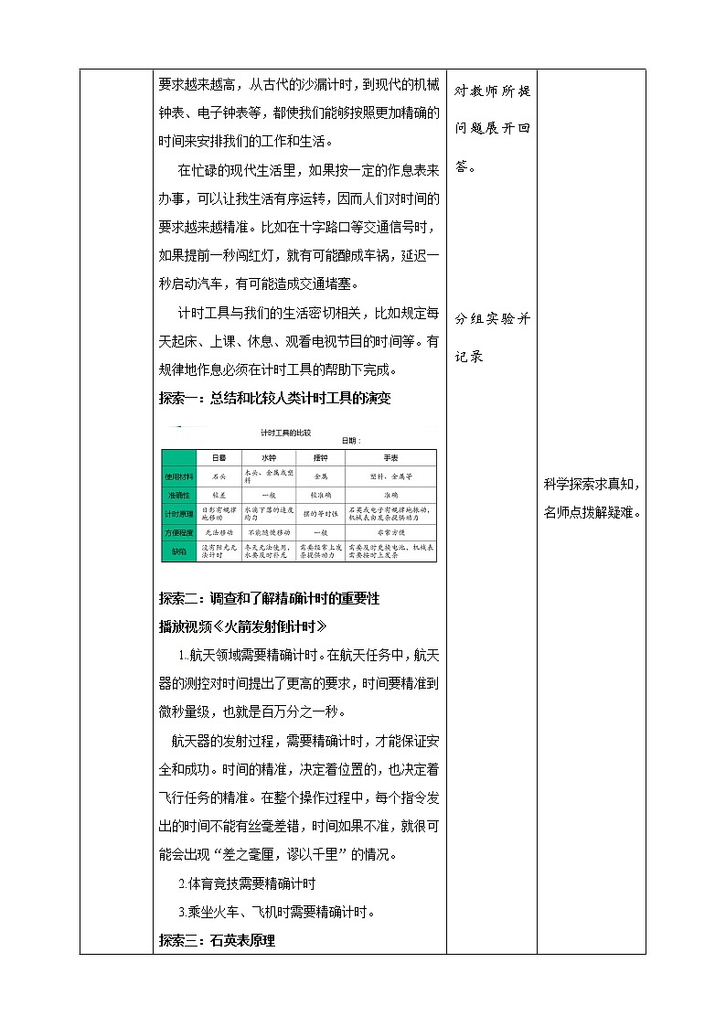 3.7计量时间我们的生活 教案第2页