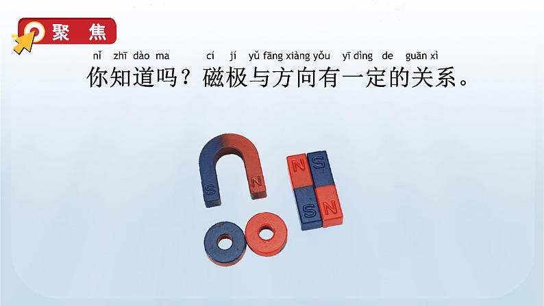 教科版科学二年级下册 1.4 磁极与方向 课件第6页