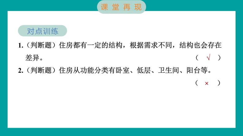 1.1 了解我们的住房（习题课件+知识点梳理）教科版六年级科学下册06