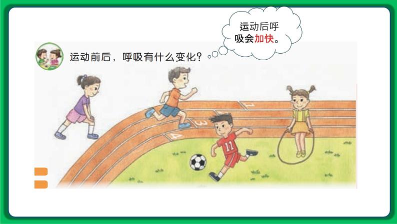 苏教版科学三年级上册——5.17 运动和呼吸(课件)第2页
