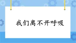 2.8《我們離不開呼吸》課件+教案+練習