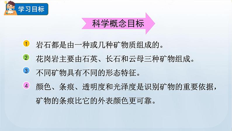 教科版科学四年级下册 3.3岩石的组成 课件02