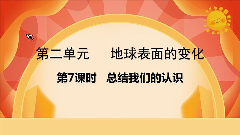第二单元《地球表面的变化》第7课时 总结我们的认识 课件01
