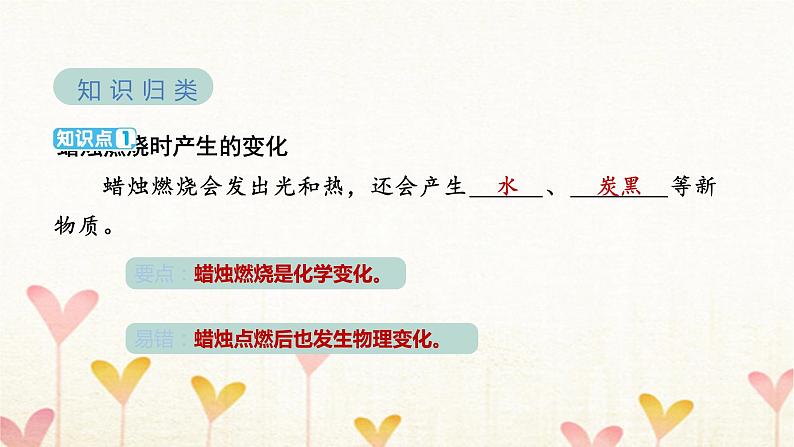 教科版六年级科学下册第4单元第3课时发现变化中的新物质习题课件+学案03