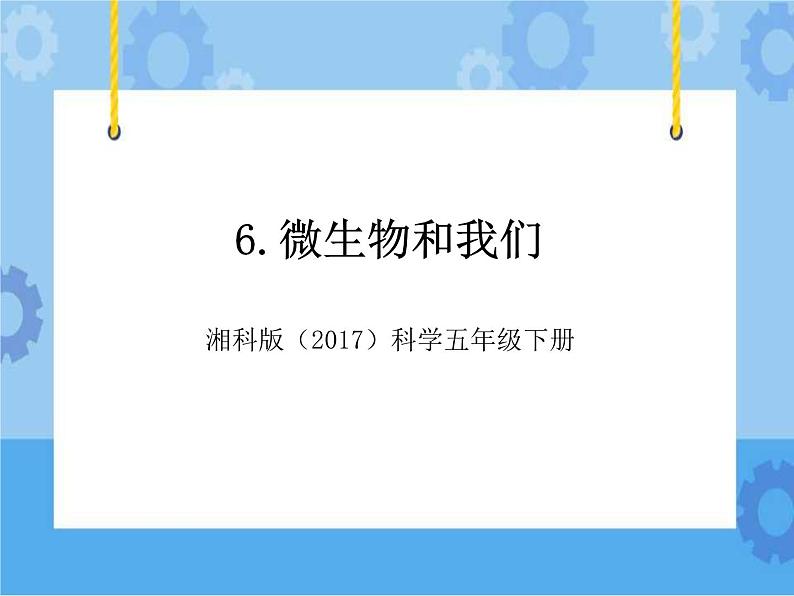6·微生物和我们_湘科版(2017)科学五年级下册教学课件01