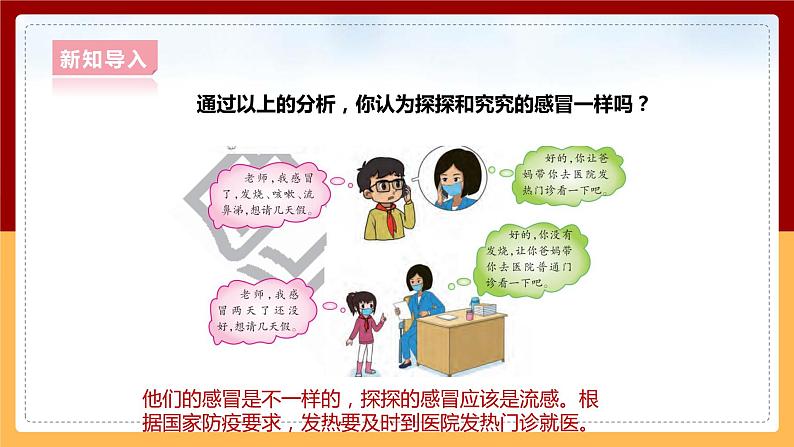 大象版六上科学 1.4《不一样的“感冒”》课件+教案05