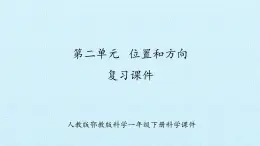 第二单元 位置和方向 复习课件