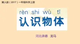 冀人版一年级上册科学11.认识物体课件