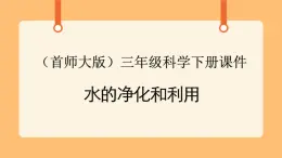 《3.水的净化》第二课时 教案+课件