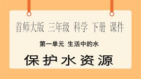 首师大版三年级下册4.保护水资源优秀课件ppt