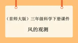 《7.風(fēng)的觀測(cè)》第二課時(shí) 教案+課件