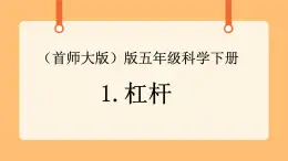 《1.杠桿》第五課時 教案+課件