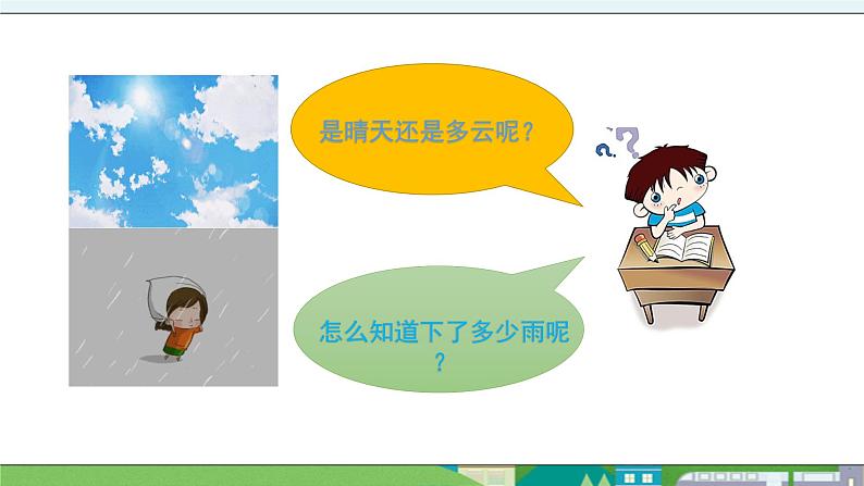 大象版科学三年级上册1.4《云量和降水量》课件02