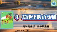 粤教粤科版 (2017)三年级上册4 草地里的小动物授课ppt课件