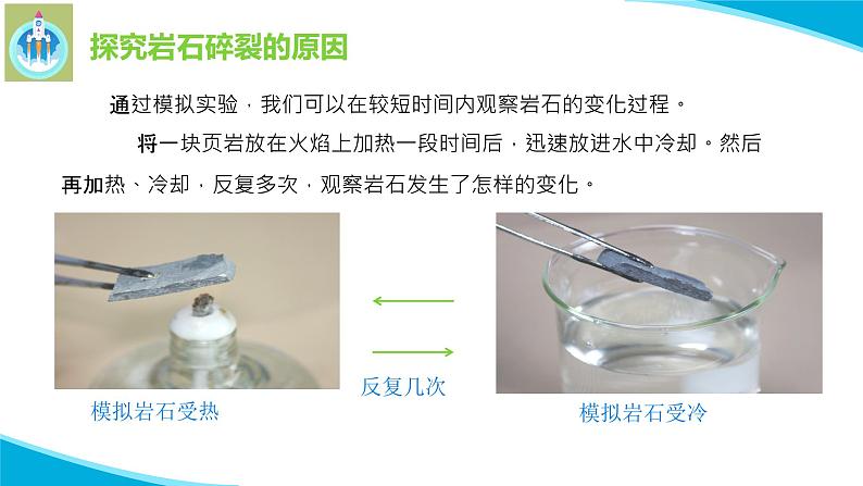粤教粤科版科学四年级上册11岩石破裂了课件06