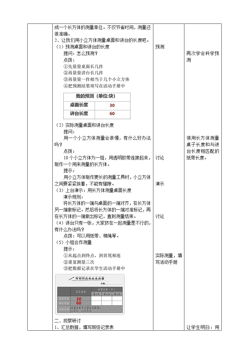 新教科版(2017)科学一年级上册 2.5《用相同的物体来测量》课件+教案+练习+素材02