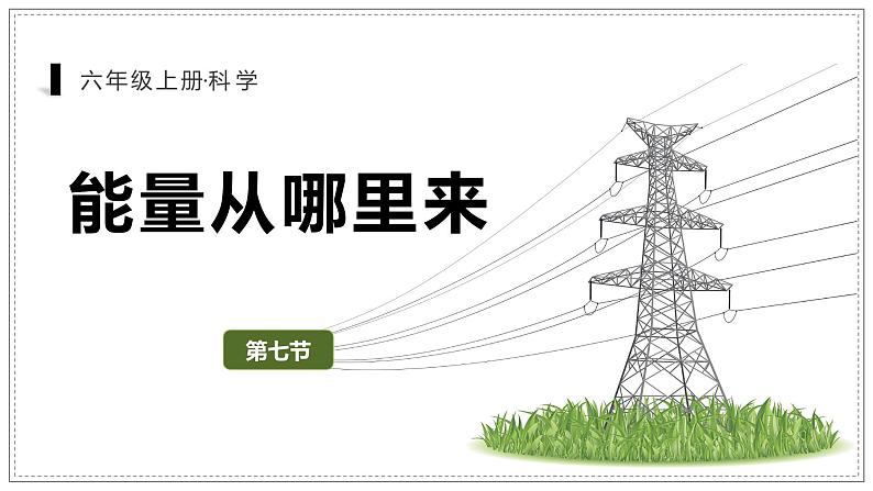 教科版科学六年级上册 4-7 能量从哪里来第1页