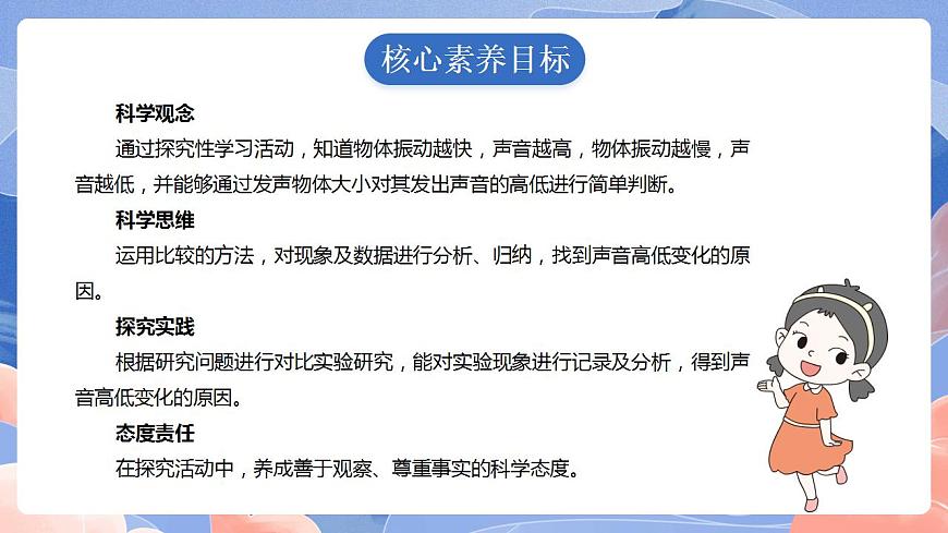 【核心素養(yǎng)目標(biāo)】教科版小學(xué)科學(xué)四年級上冊1.5《聲音的強與弱》課件第2頁