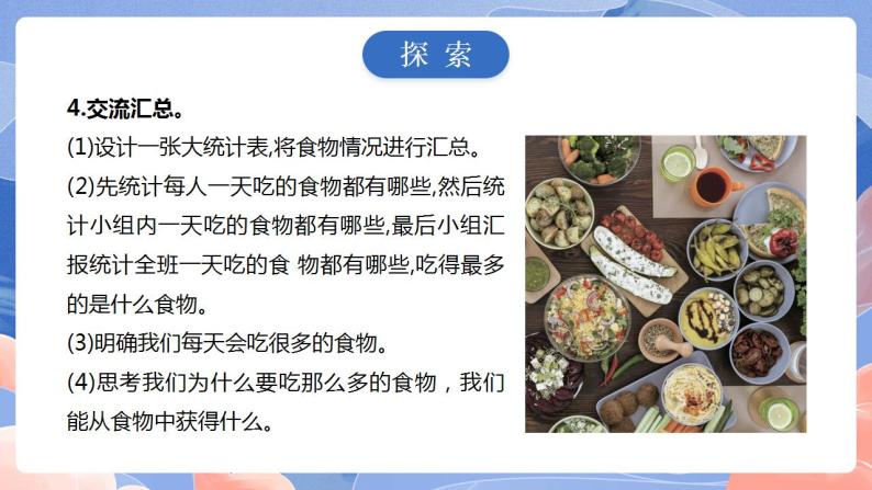 【核心素养目标】教科版小学科学四年级上册2.4《一天的食物》 课件+教案(含教学反思)08