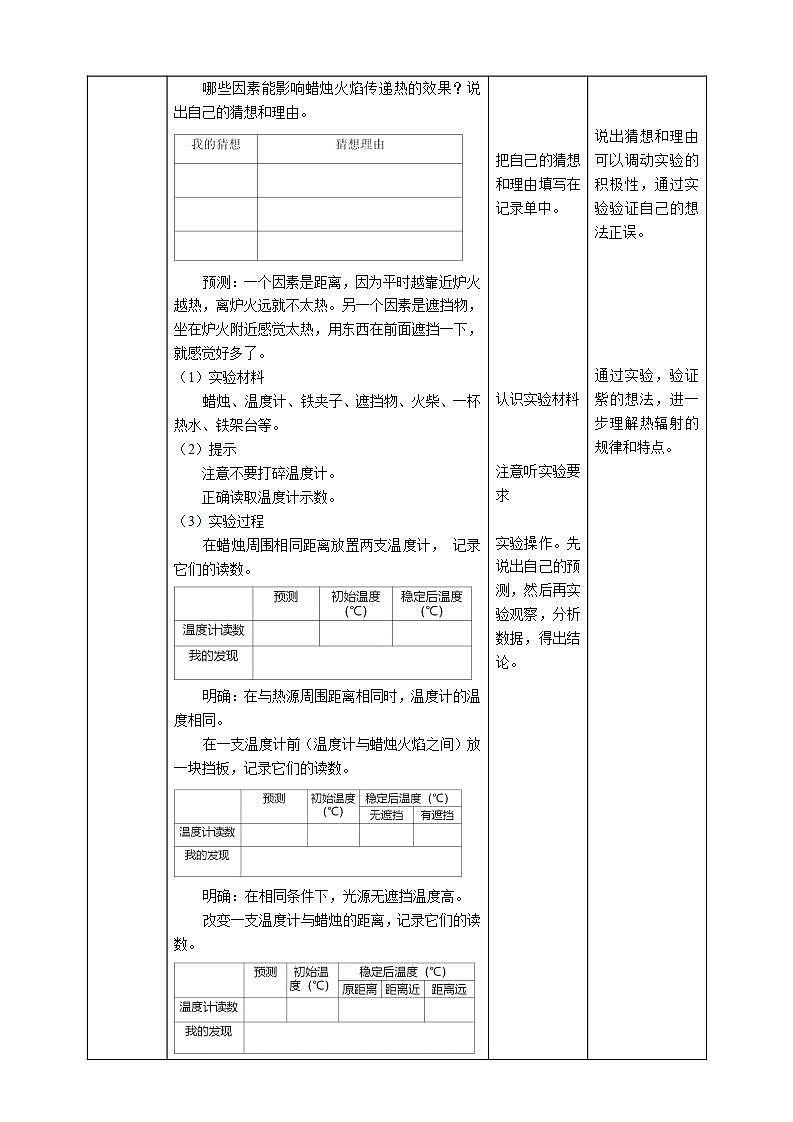【核心素养】人教鄂教版科学五上 1.3《炉火周围的热现象》课件+教案+分层练习(含答案)03