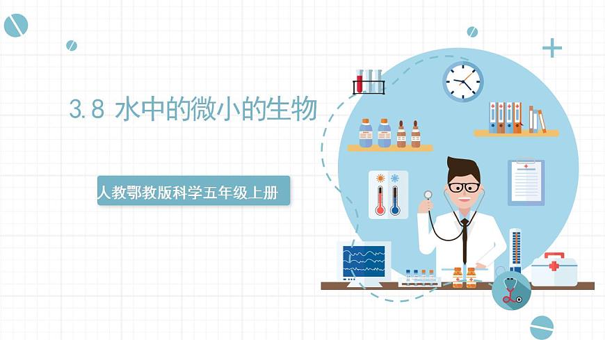 【核心素養(yǎng)】人教鄂教版科學五上 3.8《水中的微小的生物》課件第1頁