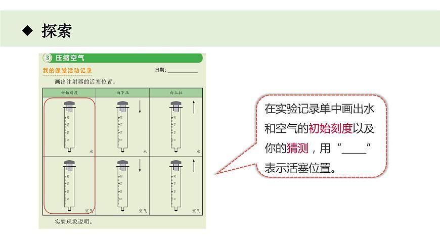 小學(xué)科學(xué)教科版三年級(jí)上冊(cè)《空氣》單元第3課《壓縮空氣》教學(xué)課件(2023秋新課標(biāo)版)第6頁(yè)