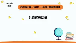 小学科学苏教版一年级上册5《感官总动员》教学课件（2023秋）