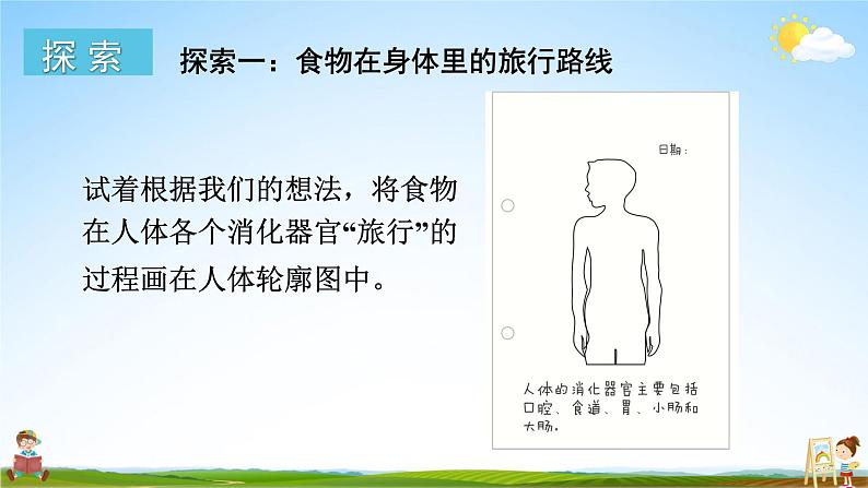 教科版小学四年级科学上册《2 呼吸与消化 第8课 食物在身体里的旅行》课堂教学课件PPT公开课第3页