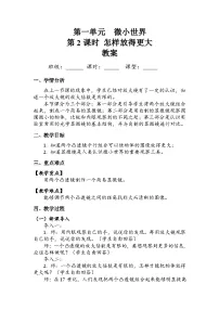 教科版 (2017)六年级上册2.怎样放得更大教学设计及反思