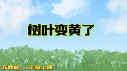 苏教版科学一年级上册9树叶变黄了PPT课件A