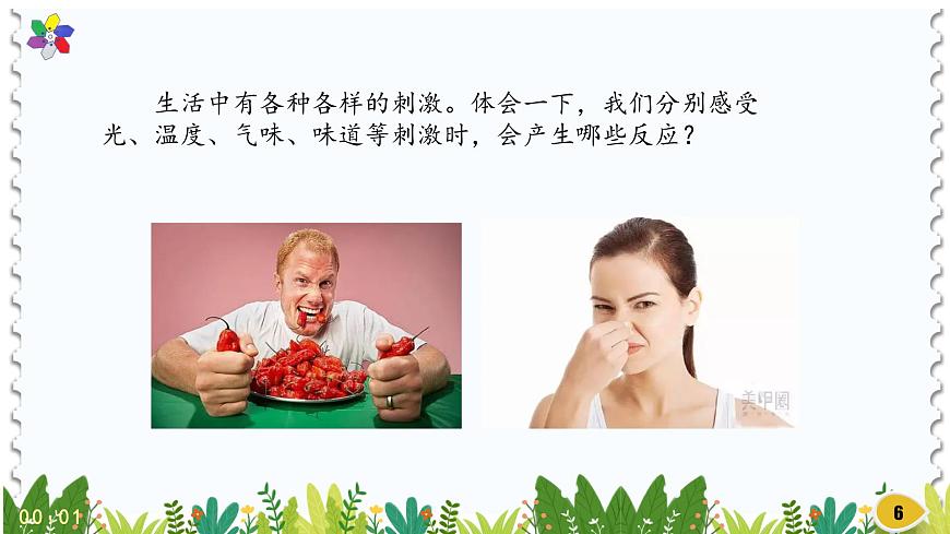 新版湘科版科學(xué)五年級(jí)上冊(cè)(第一單元我們的腦)1人體對(duì)刺激的反應(yīng)PPT課件第6頁(yè)