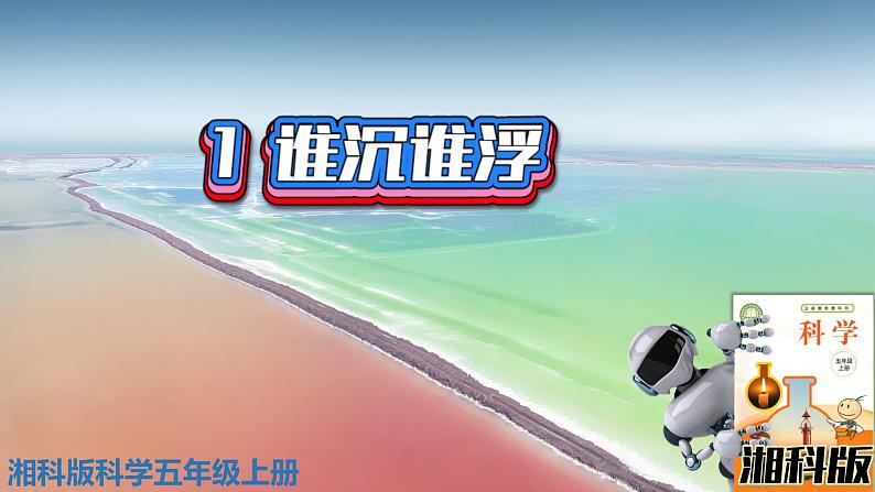新版湘科版科学五年级上册(第二单元沉与浮)1谁沉谁浮PPT课件第1页