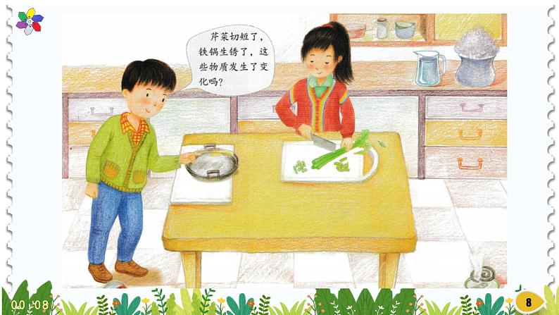 新版湘科版科学五年级上册(第四单元物资变化)4生活中的物质变化PPT课件第8页