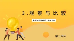 教科版科学二下 2.3《观察与比较》课件