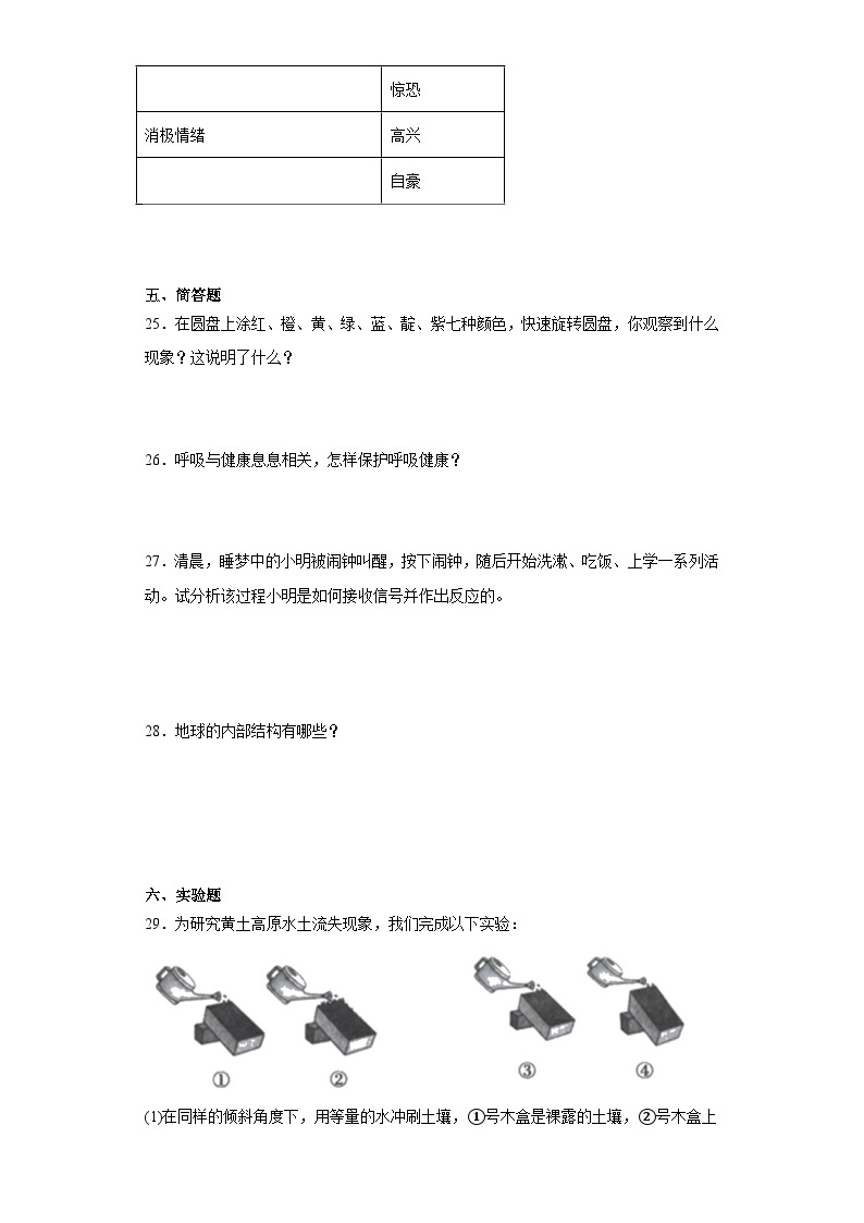 教科版五年级上册科学期末综合训练（含答案） (3)03