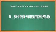 科学六年级下册9 多种多样的自然资源优秀作业课件ppt