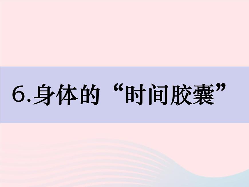 二年級(jí)科學(xué)下冊(cè)我們自己2.6身體的時(shí)間膠囊精品課件教科版第1頁(yè)