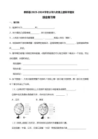 教科版2023-2024学年小学六年级上册科学期末综合复习卷(附答案)