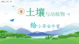 【核心素养】冀人版小学科学二年级下册 8.给小草安个家  课件+教案（含教学反思）