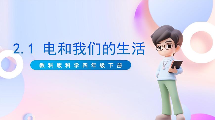 【核心素養(yǎng)】教科版科學(xué)四下 2.1《 電和我們的生活》課件第1頁(yè)