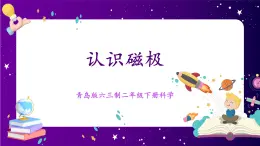 【青岛版六三制】二下科学  2.4《认识磁极》 课件+教案+练习