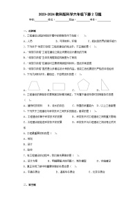 小学科学教科版 (2017)六年级下册2.认识工程同步训练题