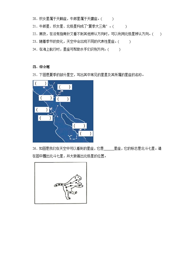 2023-2024教科版科学六年级下册3.5习题第3页