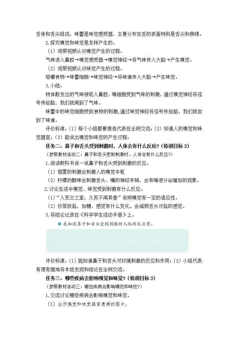 青岛版科学六年级下册1.4《嗅觉和味觉》课件+教案+练习(含答案)+素材02