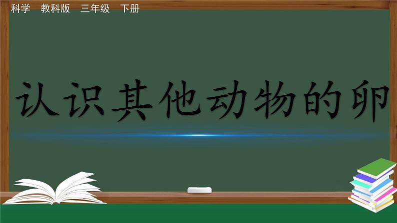 教科版科学三年级下册(2-2)认识其他动物的卵PPT课件第1页