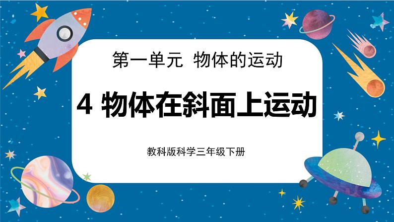 1.4 物体在斜面上运动(课件)第1页