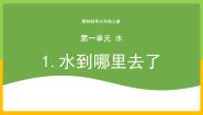 小学科学教科版 (2017)三年级上册1.水到哪里去了优秀教学ppt课件
