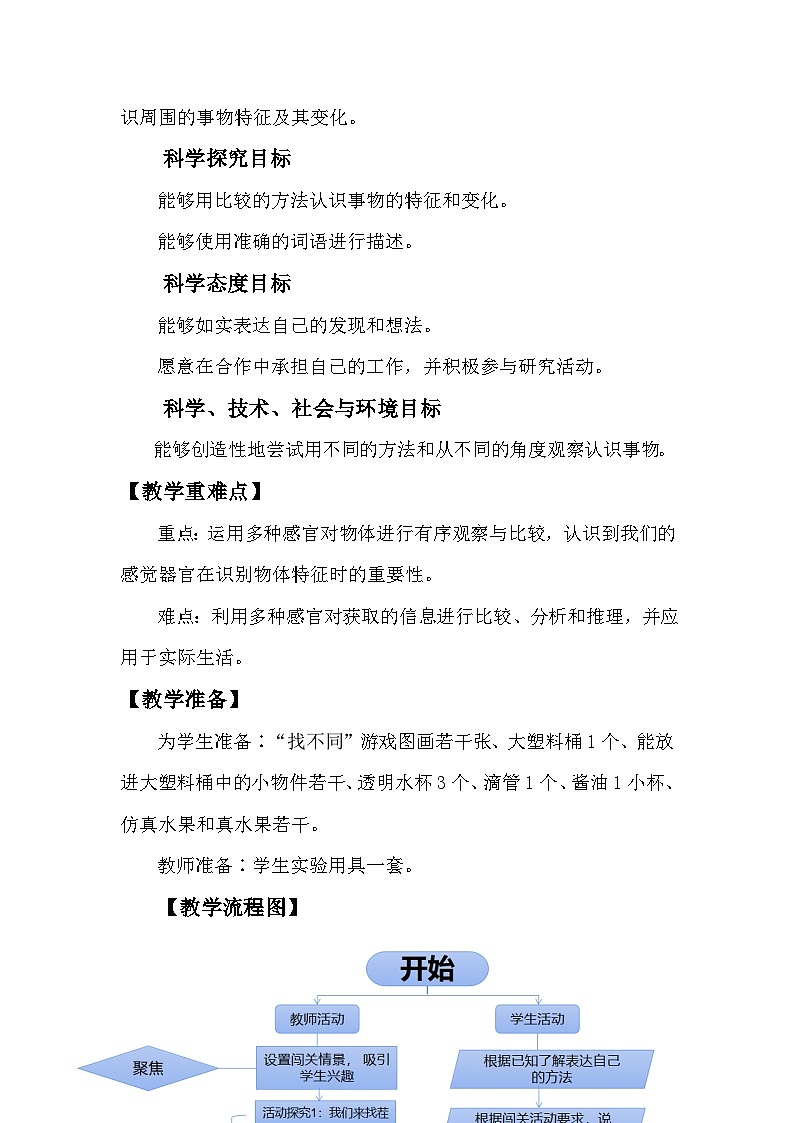 教科版二年级下册科学2.3《观察与比较》教学设计第2页