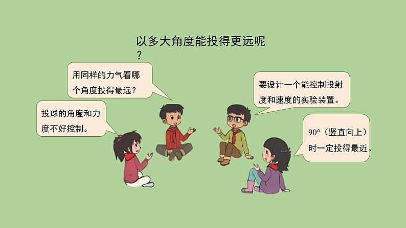 科学大象版六下《准备单元:投实心球的诀窍》同步课件04